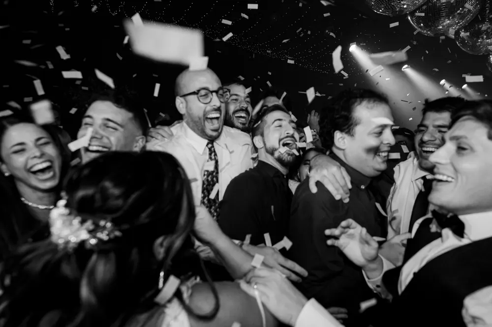 Casamiento celebrándose en Puro Pilar