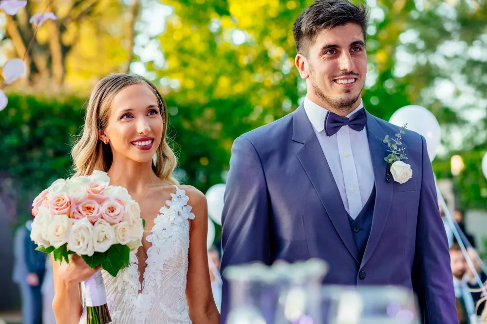 Ceremonia de boda en el parque