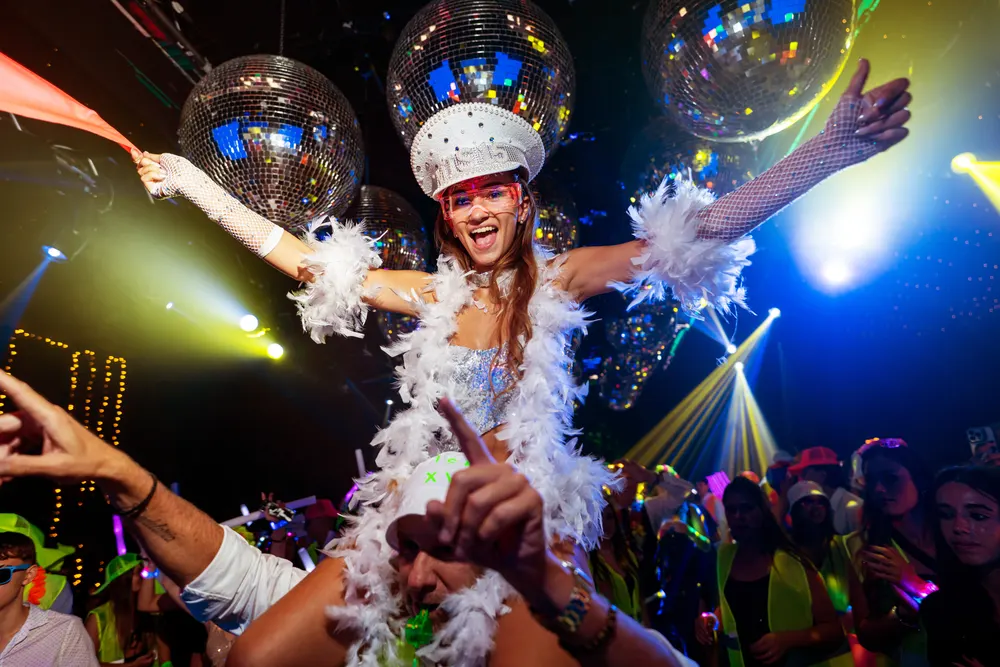 Pista de baile en una fiesta de 15